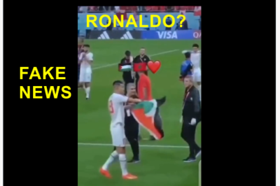 Ronaldo s Palestinskou vlajkou – Falešné zprávy!