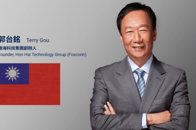 Terry Gou, Tchaj-wanský Trump kandiduje na prezidenta.